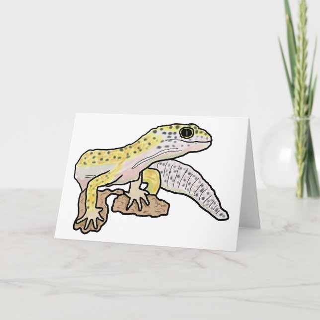 Carte Leopard Gecko (Devant)