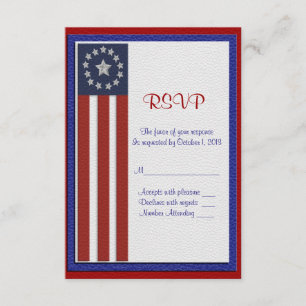 Carte l'épousant militaire de réponse de RSVP