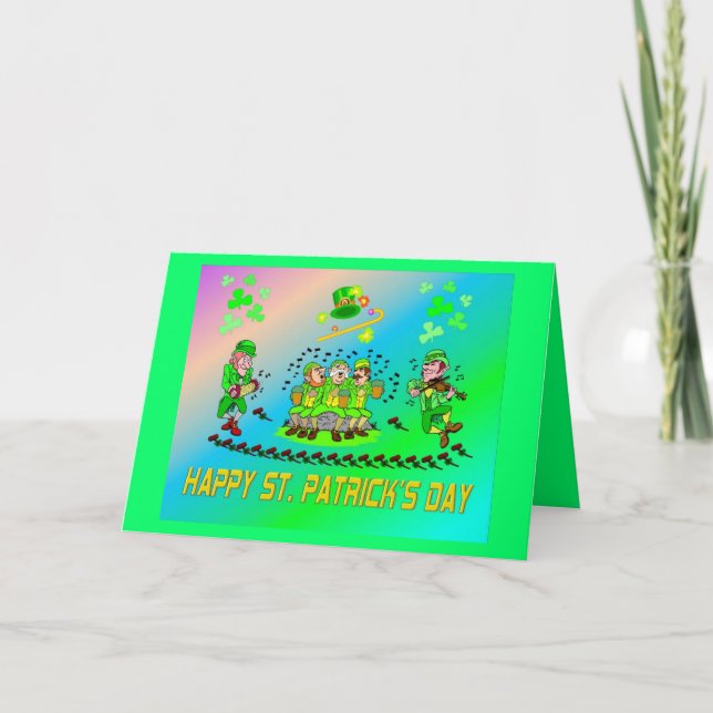 Carte Leprechauns musicaux (Devant)
