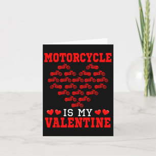 Carte L'équipe de pilote de moto est mon cœur mignon de
