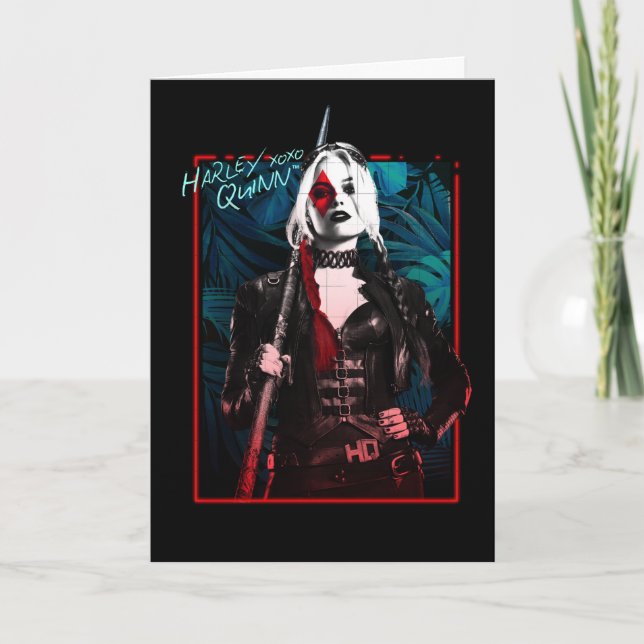 Carte L'équipe du suicide | Harley Quinn & Green Ferns (Devant)