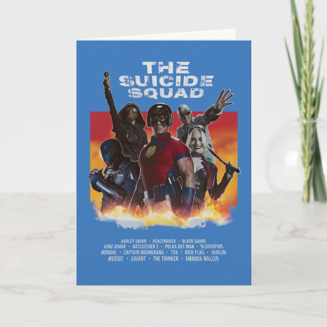 Carte L'équipe du suicide | Poster de cinéma de style ré (Devant)