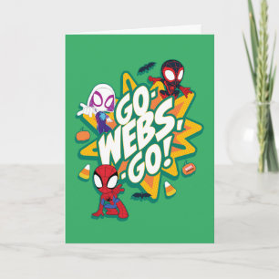 Carte L'équipe Spidey Halloween Go-Webs, c'est parti !