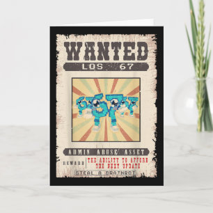 Carte Les 67 Brainrot Funny Wanted Poster Pour Garçons E