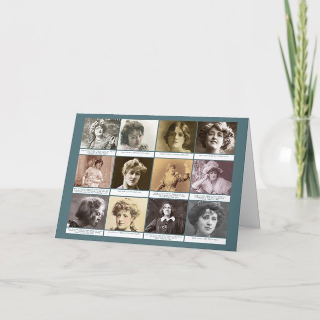 Carte Les Actrices (Devant)