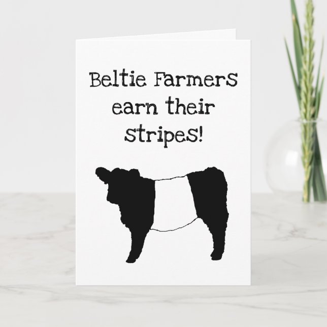 Carte Les agriculteurs de Beltie gagnent leurs rayures - (Devant)