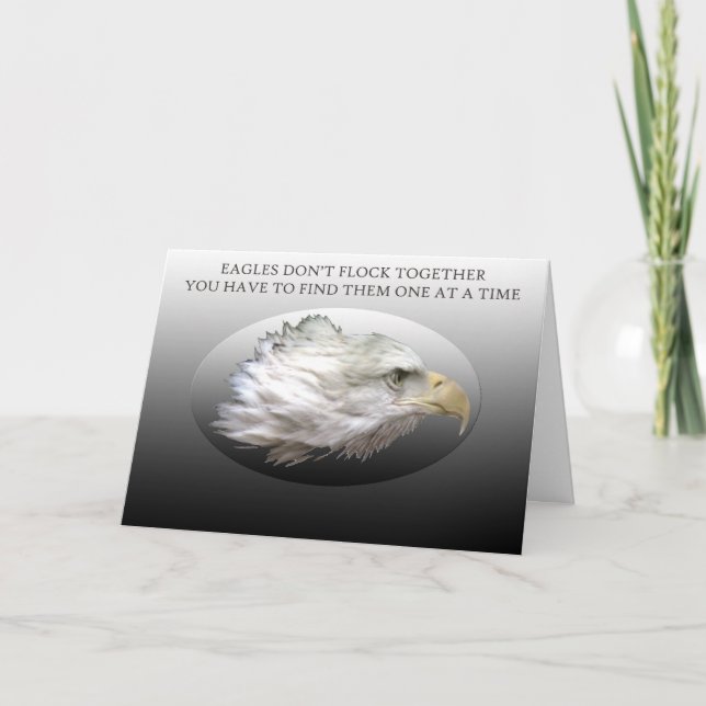 Carte Les aigles ne volent pas ensemble (Devant)