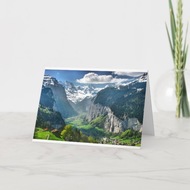 Carte Les Alpes Suisses (Devant)