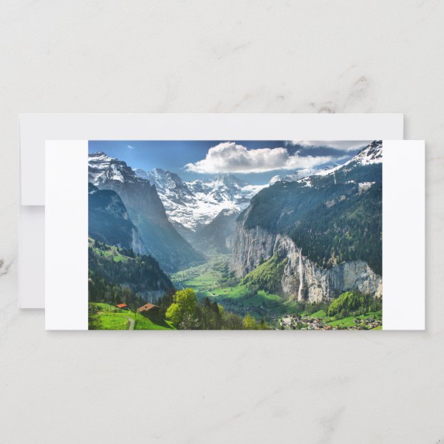 Carte Les Alpes Suisses (Devant)