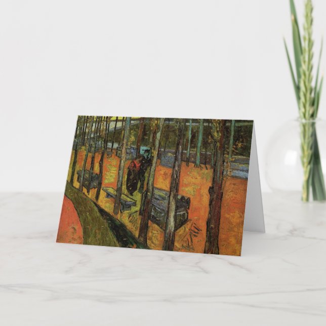 Carte Les Alyscamps (cimetière) par Vincent van Gogh (Devant)