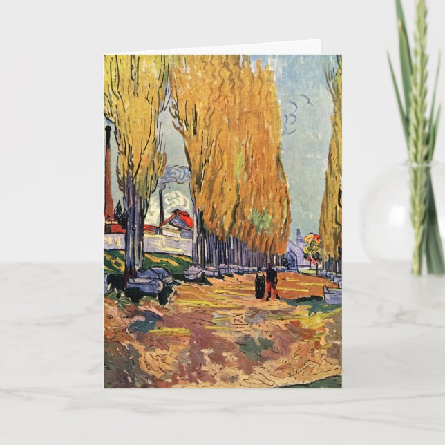 Carte Les Alyscamps (cimetière) par Vincent van Gogh (Devant)