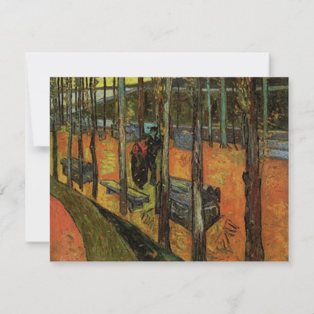 Carte Les Alyscamps (cimetière) par Vincent van Gogh (Devant)