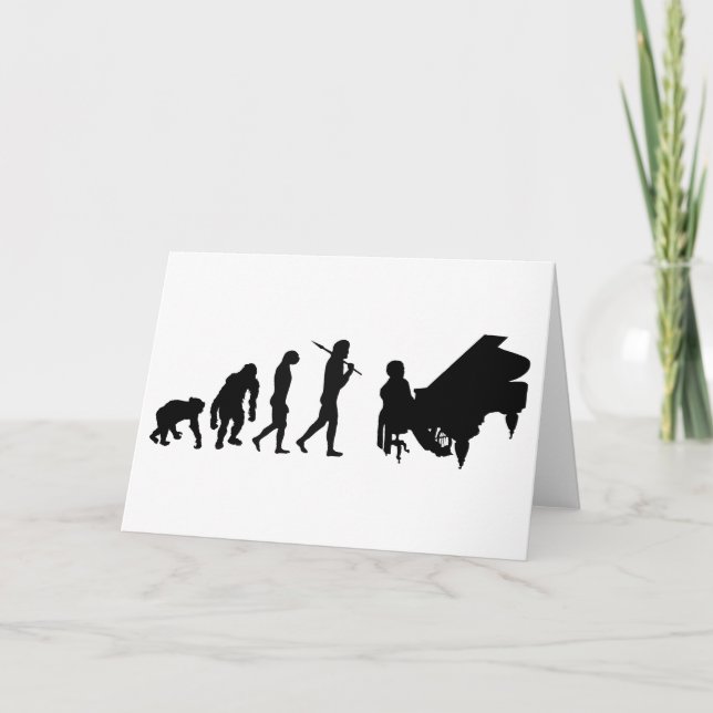 Carte Les amateurs de piano cadeaux pour les pianistes - (Devant)