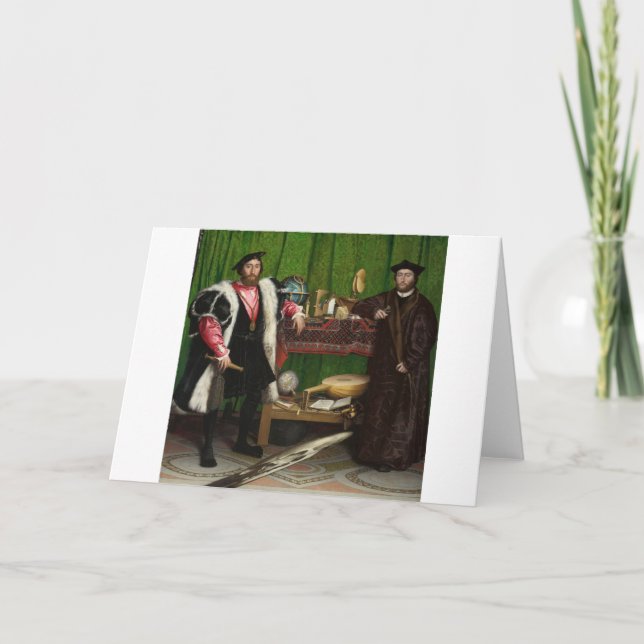 Carte Les Ambassadeurs, Holbein the Younger (Devant)