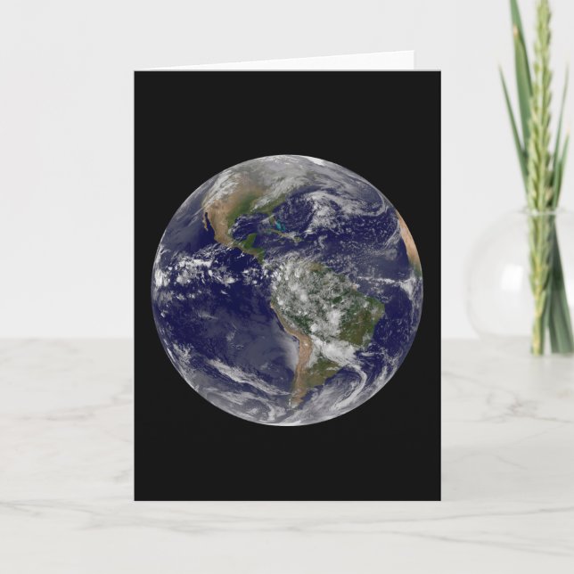 Carte Les Amériques Au Jour des terres. (Devant)