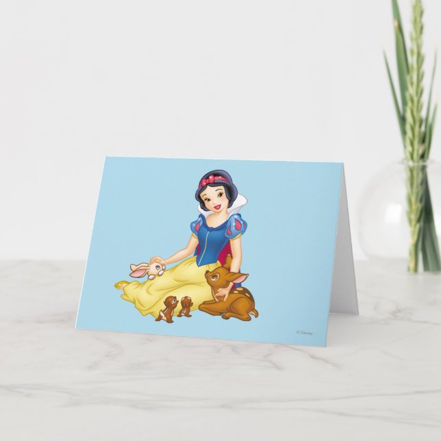 Carte Les amis des neiges et des animaux (Devant)