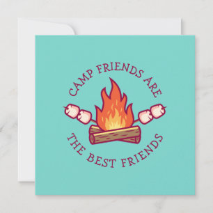 Carte Les amis du camp sont les meilleurs amis