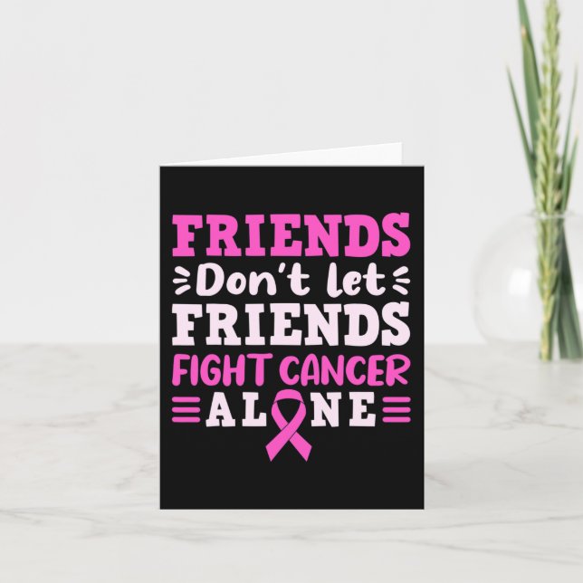 Carte Les amis ne laissent pas les amis combattre le can (Devant)