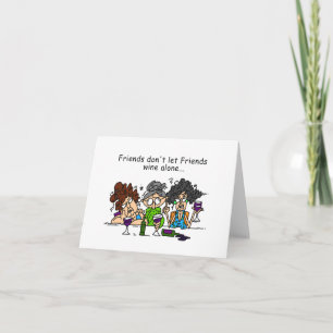 Carte Les amis ne laissent pas les amis se nourrir seuls