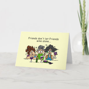 Carte Les amis ne laissent pas les amis se nourrir seuls