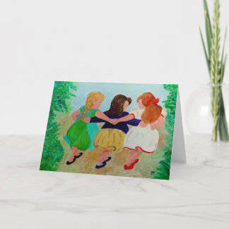 Carte Les amis sont comme les anges