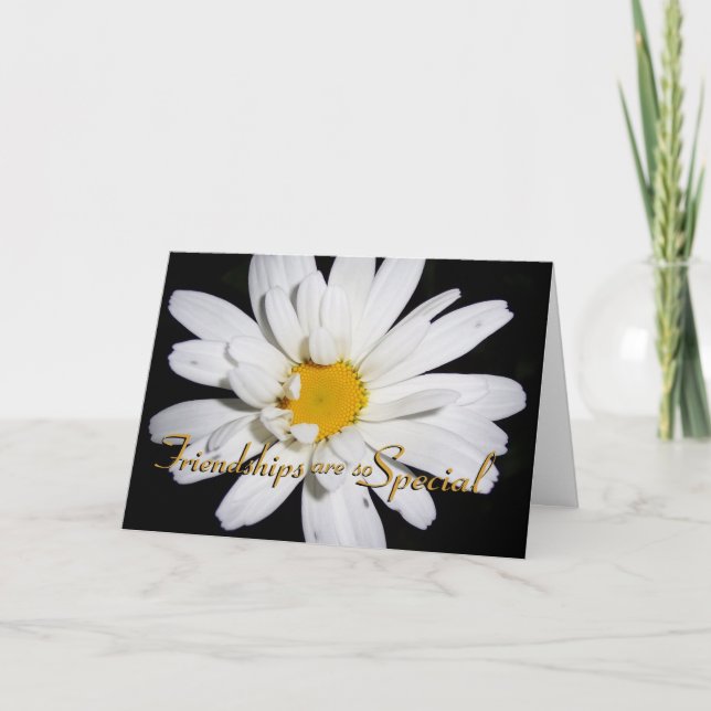 Carte Les amitiés sont la marguerite spéciale (Devant)