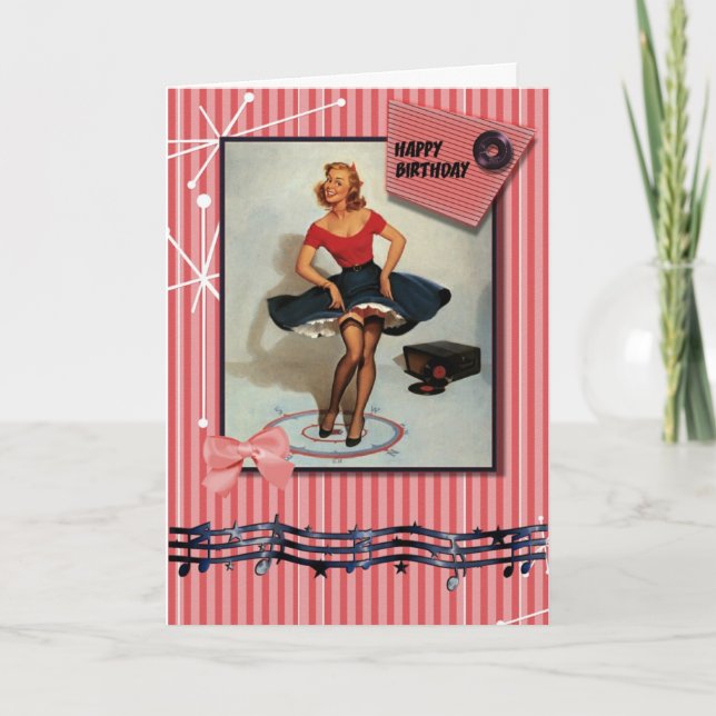 Carte Les années 1950, la petite fille (Devant)