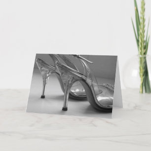 Carte les années 1950 ont découpé les talons de lucite