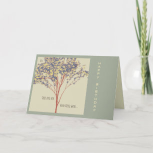 Carte "Les arbres vous embrassent à l'ombre" Citation d'