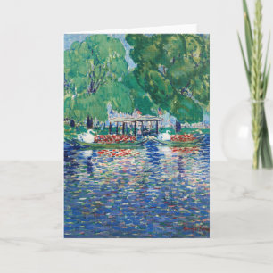 Carte Les bateaux à cygne George Luks