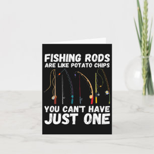 Carte Les bâtonnets de pêche sont comme des chips de pom