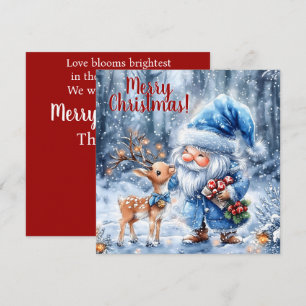 Carte Les cadeaux sous les pins tranquilles