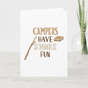 Carte les campeurs ont plus de plaisir