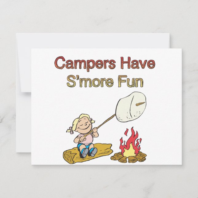 Carte Les campeurs ont S'more fun (Devant)