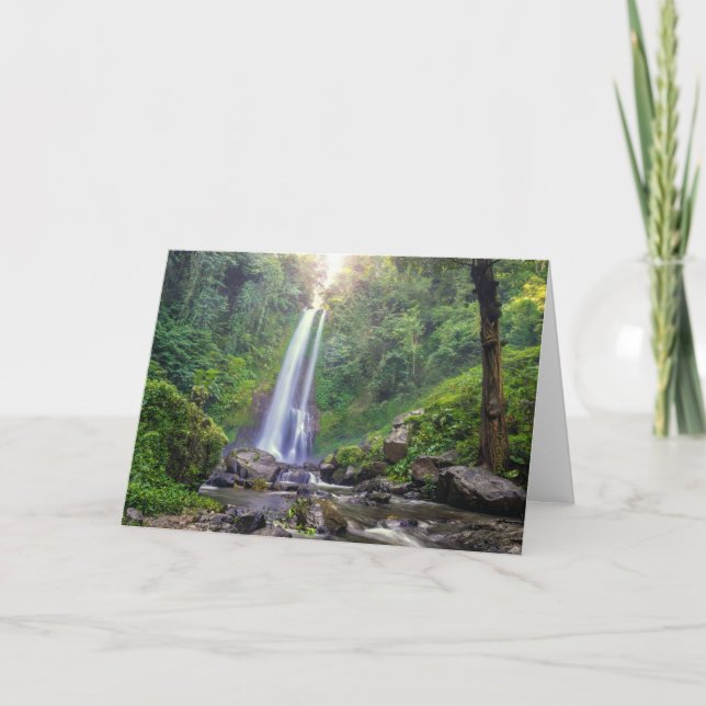 Carte Les cascades | Bali, Indonésie (Devant)