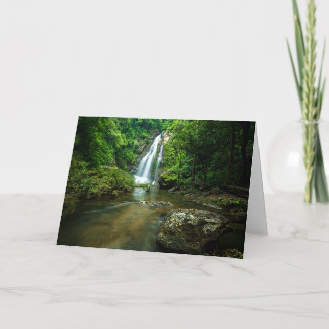 Carte Les cascades | Cascade de Tamnung, Phuket Thaïland (Devant)