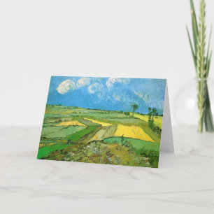 Carte Les champs de blé de Van Gogh à Auvers sous ciel n