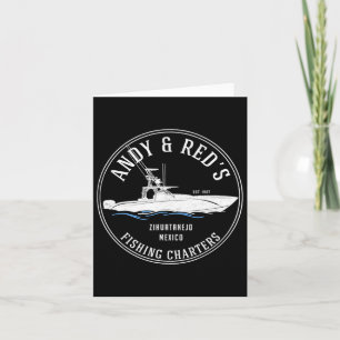 Carte Les chartes de pêche du vintage Andy Red