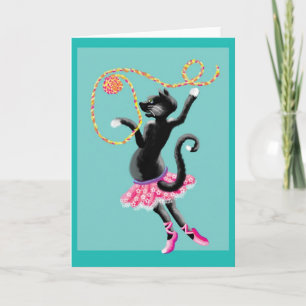 Carte les chats peuvent danser