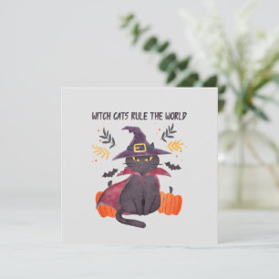 Carte Les Chats-Sorcières dominent le monde - Chat Noir
