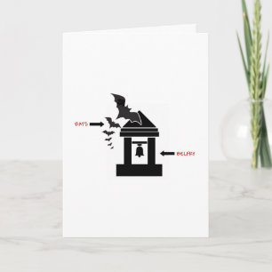 Carte Les chauves-souris dans le beffroi