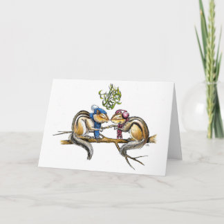 Carte Les Chipmunks sous le mélèze