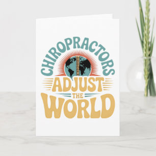Carte Les chiropraticiens adaptent la conception mondial