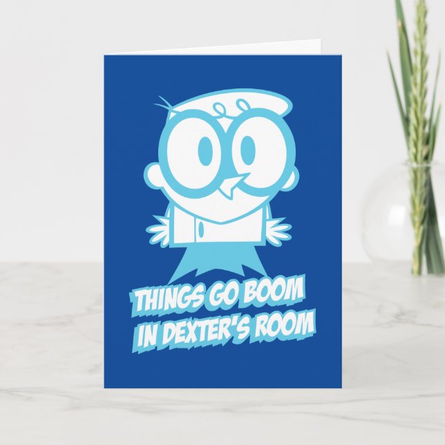 Carte Les choses bougent dans la chambre de Dexter (Devant)