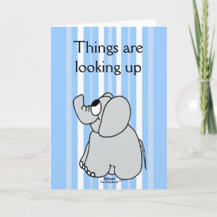 Carte Les choses sont à la recherche - GREETING CARD