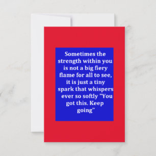 CARTE LES CITATIONS DE FORCE MOTIVATRICE N'ONT JAMAIS AB