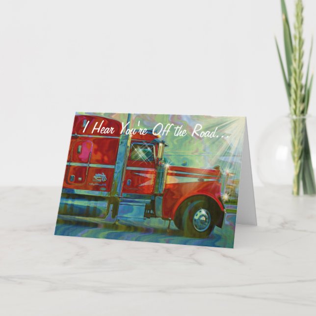 Carte Les CONDUCTEURS de CAMION et les CAMIONNEURS (Devant)