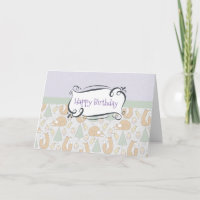 Les créations de bois Whimsical Joyeux anniversair