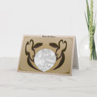 Carte Les cygnes qui aiment