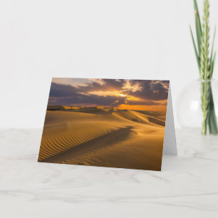 Carte Les déserts Paysage des dunes de sable